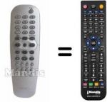 Télécommande équivalente Philips 996500026793