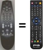 Télécommande équivalente Philips 482221810782
