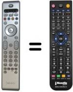 Télécommande équivalente Philips 313923807921