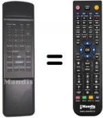 Télécommande équivalente Philips 482221830696