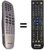 Télécommande équivalente Philips 996500023967