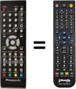 Télécommande équivalente Denver TFD2621