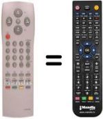 Télécommande équivalente Daewoo DWL28W8-100D