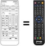 Télécommande équivalente RC1066E