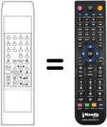 Télécommande équivalente RC144A