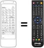 Télécommande équivalente RC37