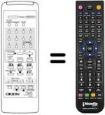 Télécommande équivalente RC44