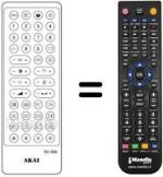 Télécommande équivalente Akai CT2160