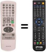 Télécommande équivalente Aiwa HV-FX4300