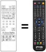 Télécommande équivalente RC-U