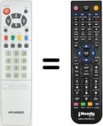 Télécommande équivalente RC-U07RE
