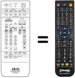 Télécommande équivalente RC-V55A