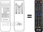 Télécommande équivalente RC-W202G
