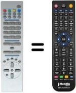 Télécommande équivalente RC1072