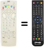 Télécommande équivalente Saba DSA100E