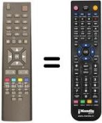 Télécommande équivalente RC1240-2240