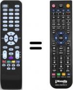 Télécommande équivalente Tcl 26A12H