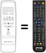 Télécommande équivalente RC204