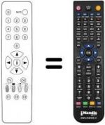 Télécommande équivalente RC211
