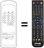 Télécommande équivalente SCHNEIDER STV3666
