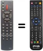 Télécommande équivalente RC213