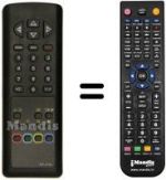 Télécommande équivalente LG CB14E80X