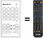 Télécommande équivalente Samsung RC218