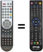 Télécommande équivalente RC2246
