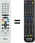 Télécommande équivalente Proline DFV16S