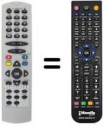 Télécommande équivalente RC2553