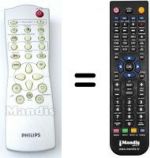 Télécommande équivalente Philips RC282609 / 01