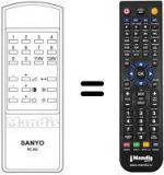 Télécommande équivalente Hitachi RC302