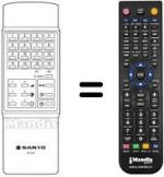 Télécommande équivalente RC315