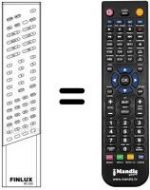 Télécommande équivalente RC323