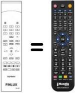 Télécommande équivalente RC501
