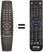 Télécommande équivalente ITT RC5011