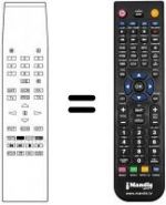Télécommande équivalente RC504