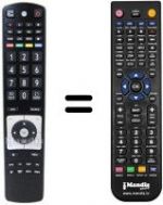 Télécommande équivalente RC5110
