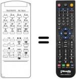 Télécommande équivalente Metz RC700A