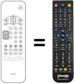 Télécommande équivalente RC7976 / 00