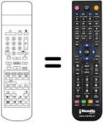 Télécommande équivalente RC8077 / VE