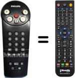 Télécommande équivalente Philips 28PT910A