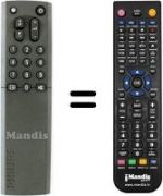 Télécommande équivalente LG RC9076