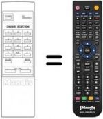 Télécommande équivalente RC92