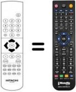 Télécommande équivalente Hitachi CS2992TAN