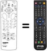 Télécommande équivalente Thomson 21CT17E