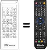 Télécommande équivalente RC1007E