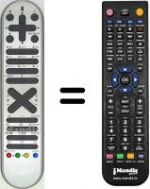 Télécommande équivalente Seg SAGA