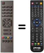 Télécommande équivalente RC1241