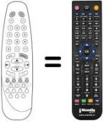 Télécommande équivalente RC1530